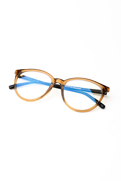 Focus On Lady Cat Light Coffee Blue Light Filter Photochromic Screen Glasses