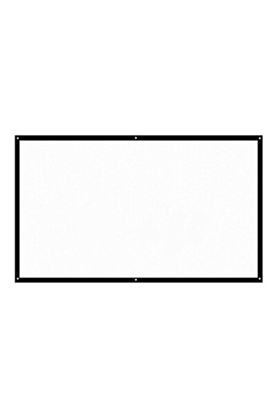 Generic 84-Inch HD Portable Projector Screen H84 16:9 White