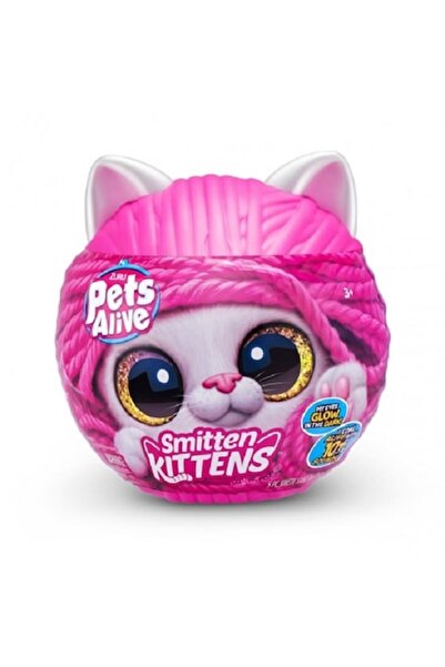 Pets Alive Интерактивна плюшена играчка Котка-изненада, Smitten Kittens,