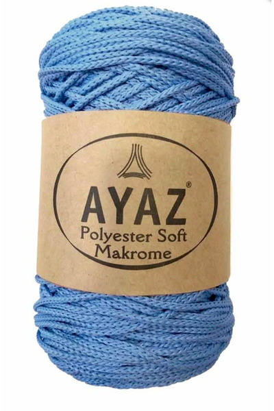 Ayaz Polyester Soft Macrame Cord 2256 Dark Blue