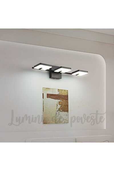 Lumini de Poveste Bathroom LED Wall Light 24W Trio Black (black)