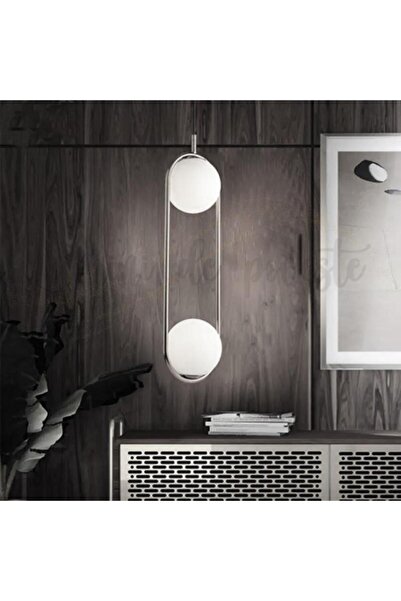 Lumini de Poveste Pendul Moon Double Silver