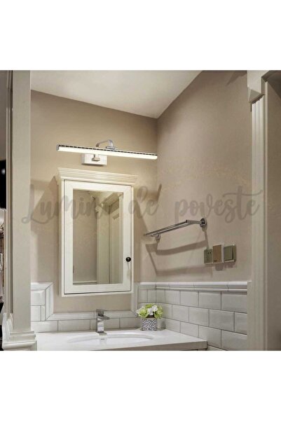 Lumini de Poveste Aplica Baie LED 36W Focus Silver (Argintie)