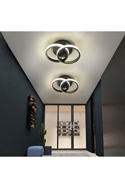 Lumini de Poveste Aplica LED 28W Black Circle