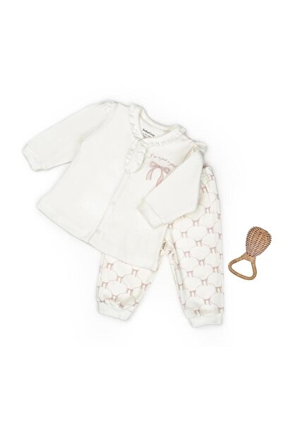 BabyCosy Organic Wear Baby Bottom and Top Set 100% Organic Cotton, Baby - Newborn - Csy8158