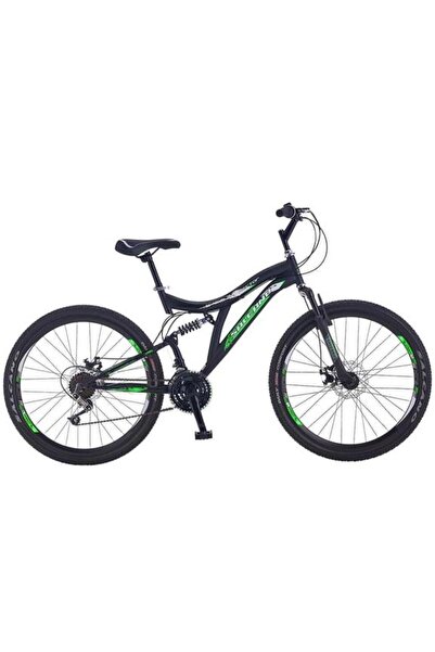 Salcano Hector 24 Mekanik Dİsk Fren 21 Vites Siyah Yeşil Çocuk Dağ Bisikleti