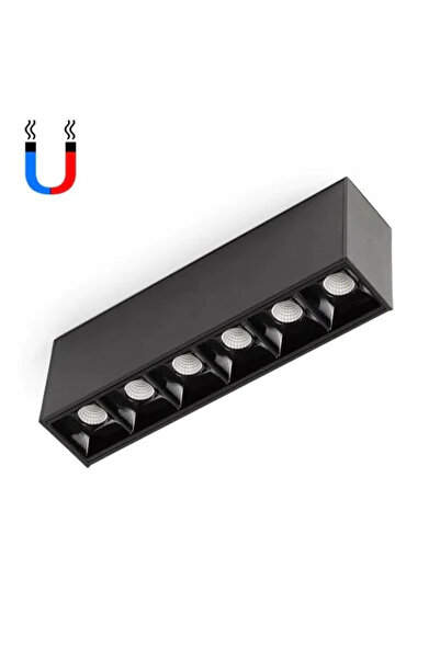 Lumini de Poveste Spot LED 6W Negru Liniar pentru sina Magnetica