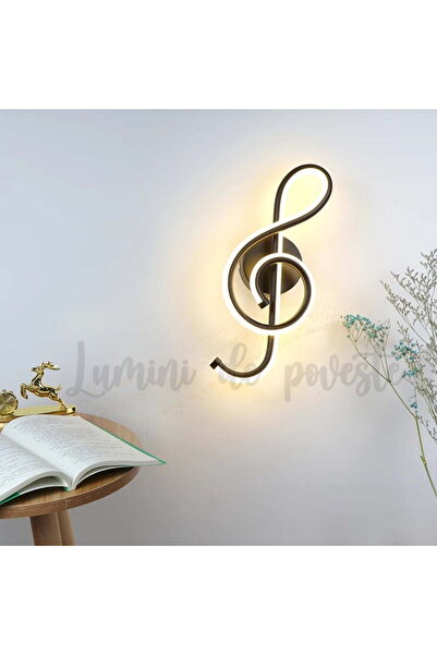 Lumini de Poveste Aplica LED 44W Sol Negru