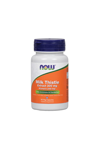 ALVİT Now Milk Thistle Extract 300 Mg With Artichoke & Dandelion 50 Kapsül
