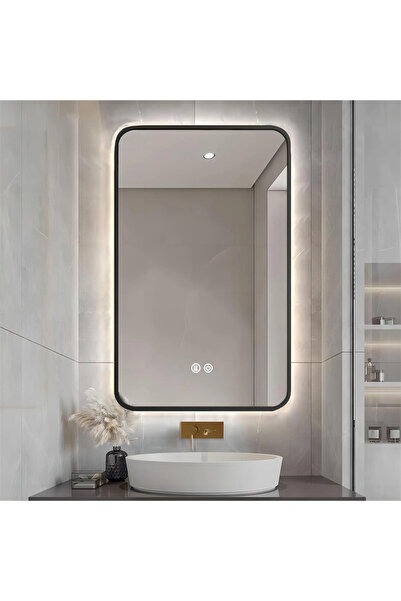 Lumini de Poveste LED 47W bathroom mirror Visage Black 60x80 OD039