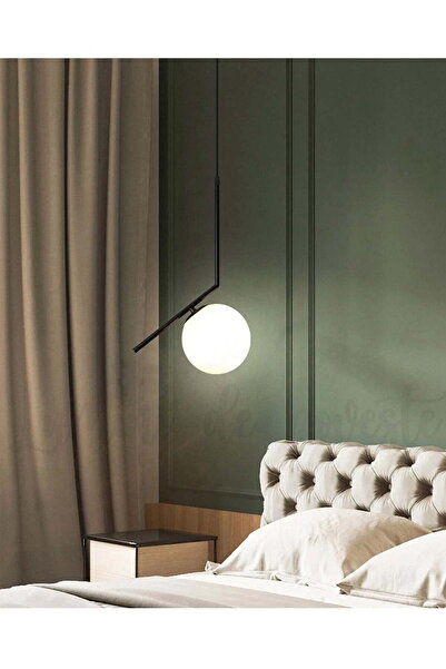 Lumini de Poveste Pendul Moon Liniar Black