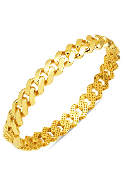 Bilezikci Gurmet Kelepçe Bilezik 14 Ayar Altın