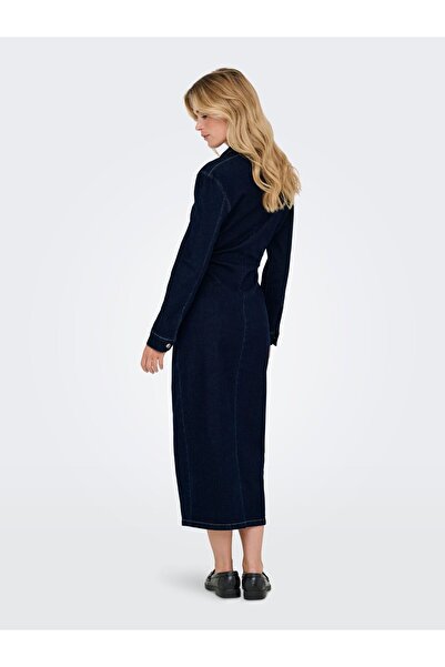 ONLY Jeanskleid ONLCAITLIN Langes Kleid