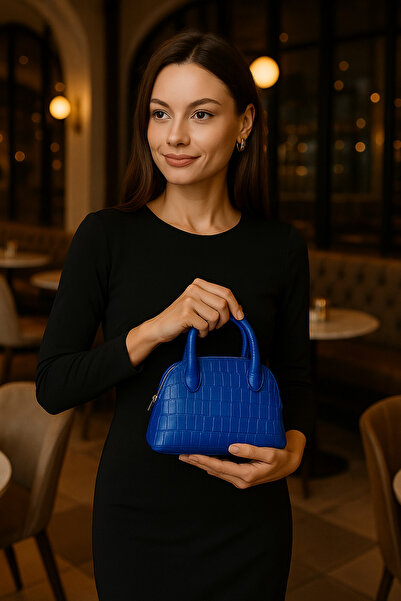 ESTUTE Trend & Luxury Crocodile Mini Handbag