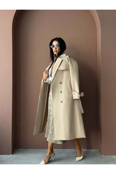Bettnes PREMİUM KALİTE KUŞAKLI TRENÇKOT