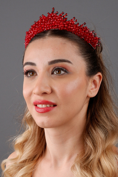 Limelia Margo, coroană de mireasă cu pietre de cristal strălucitoare, nuntă, ...