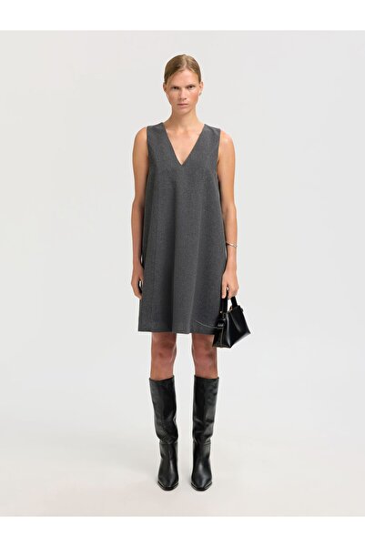 Selected Femme Midikleid Wollmix