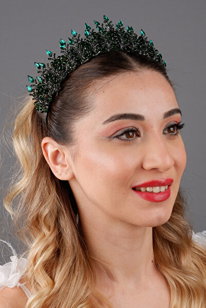 Hayalperest boncuk تاج العروس من حجر الكريستال من داليا، تاج الأميرة، إكسسوار...