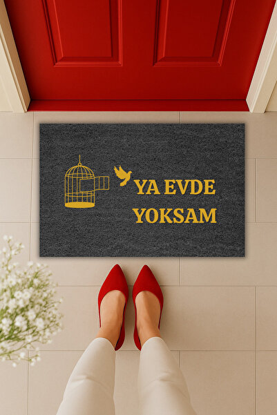 Dormot Yüksek Kaliteli Modern Dijital Baskı - Kafesten Kaçan Kuşlu Ya Evde Yo...