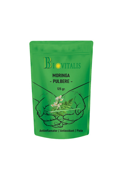 Biovitalis Pulbere de Moringa, 125 gr