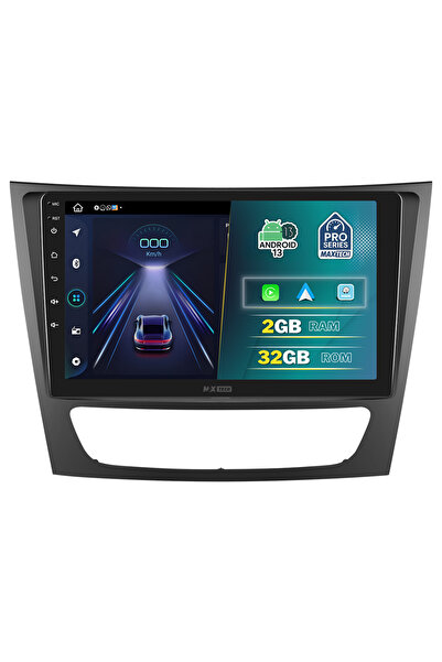 MaxTech Navigație dedicată pentru Mercedes Clasa E W211 / CLS W219 (2005-2008), 2 GB RAM, 32 GB ROM, Carplay