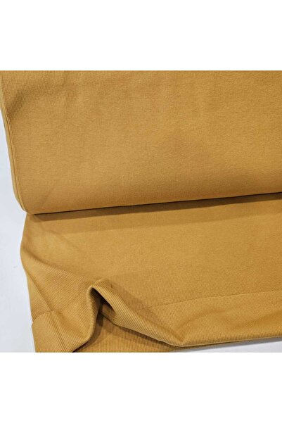 Kaf Kumaş Βαμβακερό ύφασμα 2x1 Ribana |   μουστάρδα