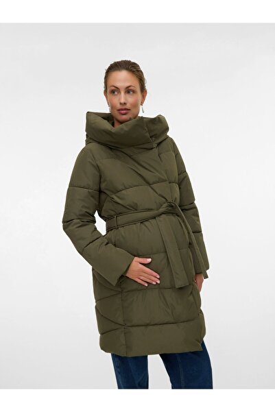 Vero Moda Maternity Mantel Kapuze Winddichte Sturmmanschetten Mantel
