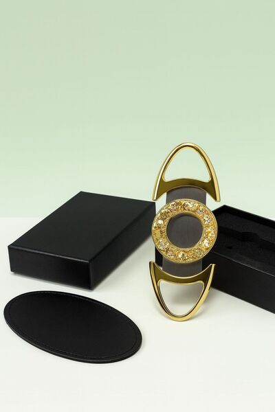 melmus ✨ Altın Detaylı Lüks Puro Makası ✨