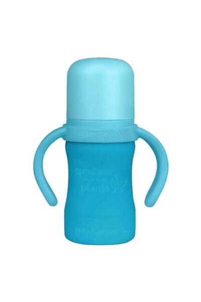 Green Sprouts Sprout Ware Sip And Straw Cup - 6Oz - Aqua - 6M+