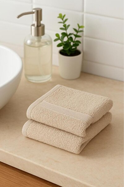 Miabella Home Набір рушників з 2 штук Рушник для рук і обличчя 100% бавовна Преміум 600 г/м² Рушник для рук Швидке висихання