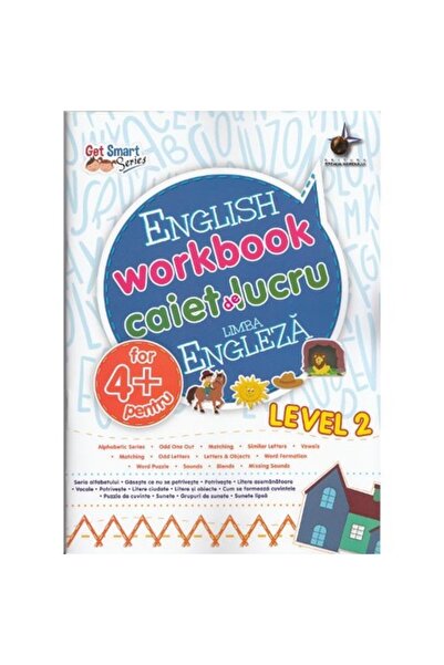 Steaua Nordului Engleză - Nivelul 2 - Caiet de lucru 4 ani+
