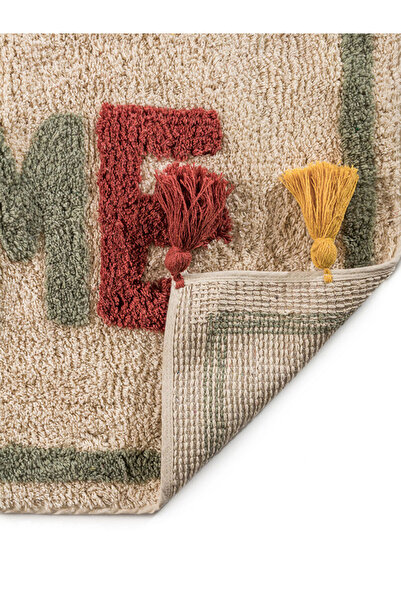 LC Waikiki Sparkling Choices from Shining Store |   Home Embroidered Tasseled Bath Mat 50X80 cm