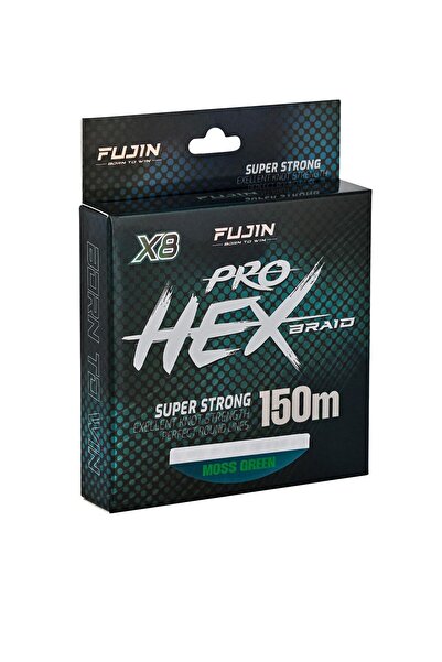 Fujin Pro Hex 8X 150Mt. Moss Green İp Misina