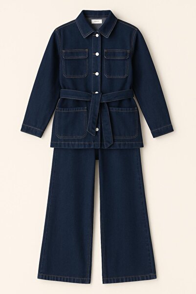 HAKKE Denim Kot TAKIM