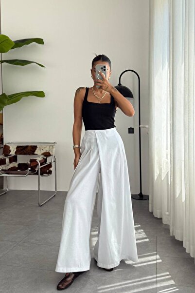 AuraModa KETEN PAREO PANTALON