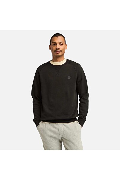 Timberland Exeter River Brushed Back Crew Sweatshirt Men's Black Sweatshirt