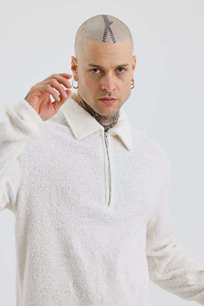 Weyeze Knitted Polo Neck Knitwear T-Shirt 32032Wyz