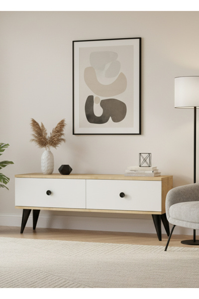 CENEYRA TSA1202DB - MONA TV STAND SAFİRMEŞE-BEYAZ 120CM