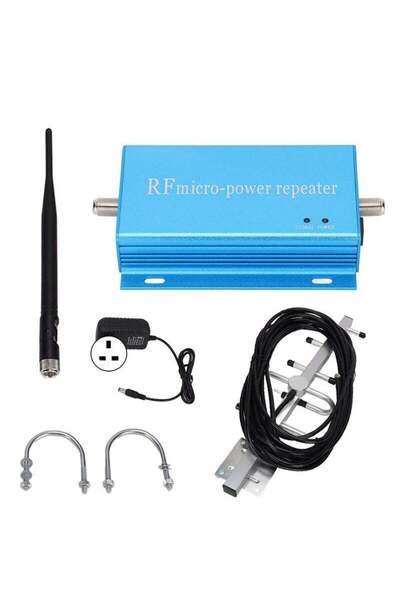 Yelajoy Cell Phone Signal Amplifier,900MHz High Gain Signal Booster,With 5 Unit Outdoor Antenna,UK Plug