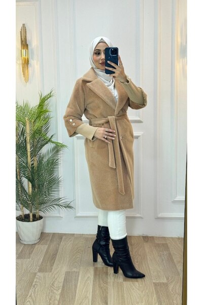 Tebrikler tekstil Women's Winter Midi Coat Model G3446