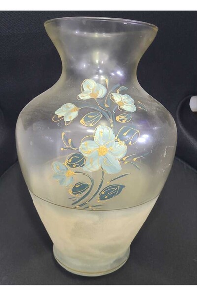 esdekor Cam İtalyan El Yapım Vazo Büyük 33cm 1 Adet