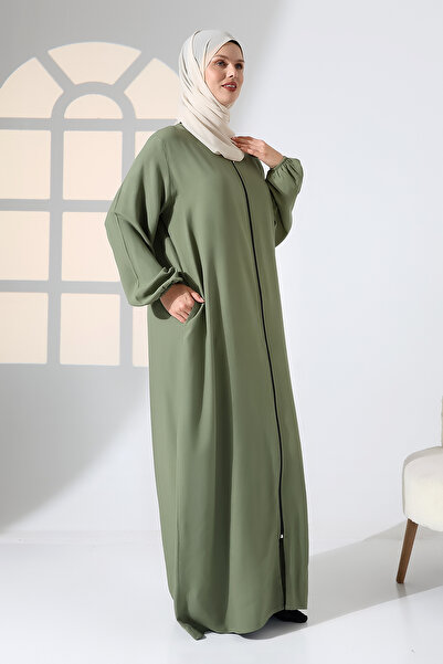 ÖNE BUTİK ΓΥΝΑΙΚΕΙΟ ΦΟΡΕΜΑ ΠΡΟΣΚΥΝΗΣΗΣ BELMANDO ΜΕ ΥΦΑΣΜΑ ΜΕ ΕΛΑΣΤΙΚΟ ΜΑΝΙΚΙΑ ΚΑΙ ΤΣΕΠΕΣ ΜΕ ΦΕΡΜΟΥΑΡ LİKAPA