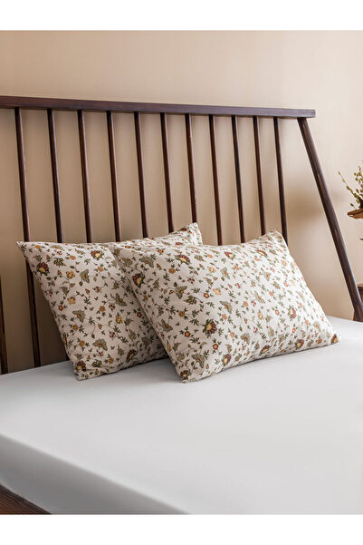 LC Waikiki Sparkling Choices from Shining Store |   Floral Patterned Pillowcase Set of 2 50X70 cm