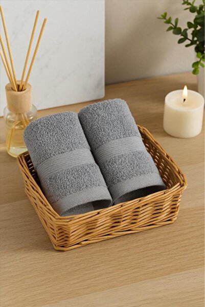 Miabella Home Набір рушників з 2 штук Рушник для рук і обличчя 100% бавовна Преміум 600 г/м² Рушник для рук Швидке висихання