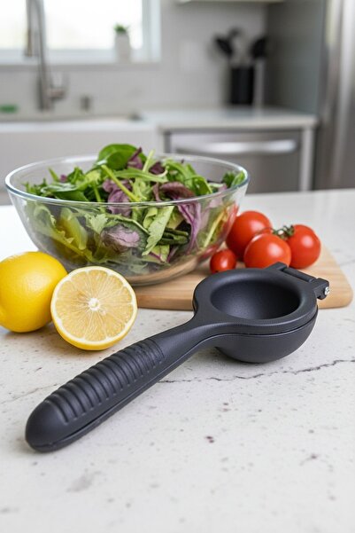 Emal Home عصارة حمضيات الليمون والبرتقال الفاخرة باللون الأسود - جسم عملي ومتين