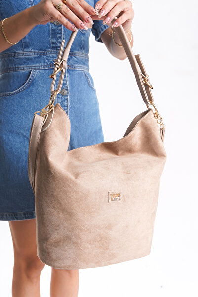 Solo Bag Women's Suede Soft Shoulder Handle Crossbody Bag