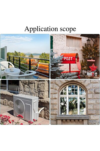 OEM BIRD'S OFF Protective spike tape against birds, pigeons, sparrows, starlings, 600 V spikes - 6 meters / set