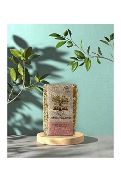 Cosmorganic Olive Oil & Rose Sponge Bath Soap