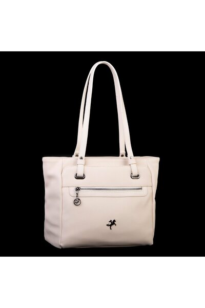 Nas Bag Women's Large Shoulder Bag Cream Lacste