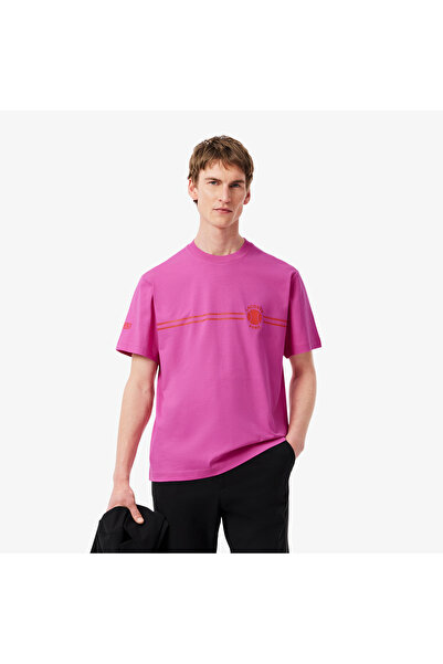 Lacoste Printed Embroidered Cotton Jersey T-shirt - TH9694-00-I1L